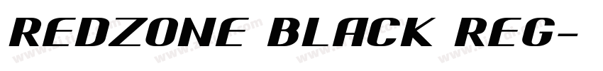 REDZONE BLACK REG字体转换 REDZONE BLACK REG字体转换